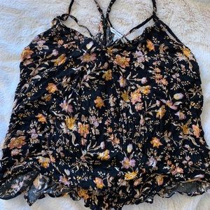 American Eagle floral tank